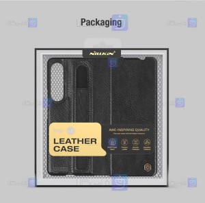 کیف چرمی نیلکین Samsung Galaxy Z Fold 4 5G مدل Aoge Leather