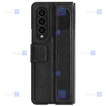 کیف چرمی نیلکین Samsung Galaxy Z Fold 4 5G مدل Aoge Leather