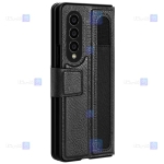 کیف چرمی نیلکین Samsung Galaxy Z Fold 4 5G مدل Aoge Leather