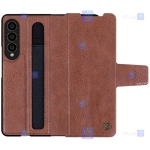 کیف چرمی نیلکین Samsung Galaxy Z Fold 4 5G مدل Aoge Leather