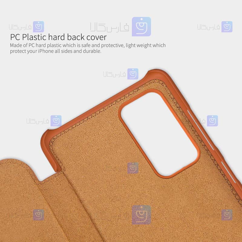 کیف چرمی نیلکین Xiaomi Poco X4 GT مدل Qin