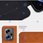 کیف چرمی نیلکین Xiaomi Poco X4 GT مدل Qin