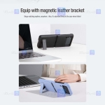 قاب چرمی نیلکین Samsung Galaxy Z Flip 3 5G مدل Qin Vegan leather