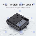 قاب چرمی نیلکین Samsung Galaxy Z Flip 4 5G مدل Qin Vegan leather