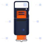قاب سیلیکونی اصلی Samsung Galaxy Z Flip 3 5G مدل بند دار