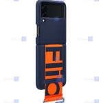 قاب سیلیکونی اصلی Samsung Galaxy Z Flip 3 5G مدل بند دار