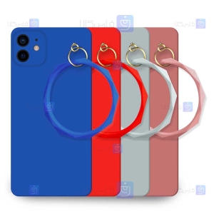 قاب گوشی Apple iPhone 12 مدل سیلیکونی النگویی