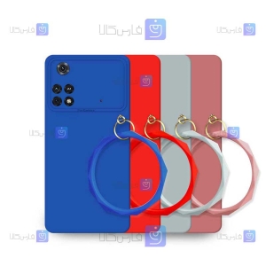 قاب گوشی Xiaomi Poco M4 Pro 4G مدل سیلیکونی النگویی