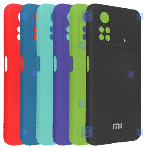 قاب گوشی Xiaomi Poco M4 Pro 4G مدل سیلیکونی محافظ لنز دار