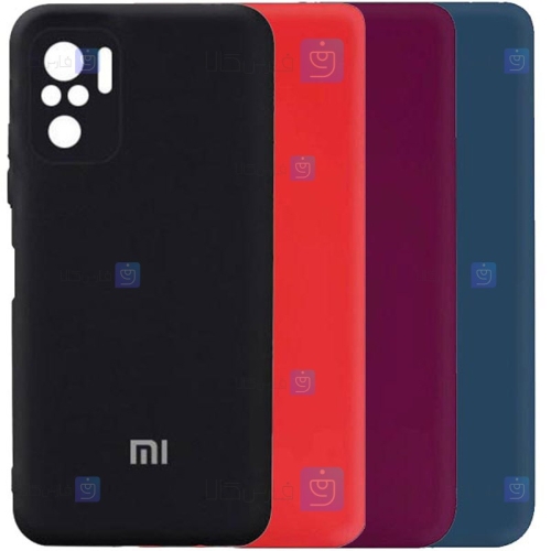 قاب گوشی Xiaomi Redmi Note 10 4G مدل سیلیکونی محافظ لنز دار
