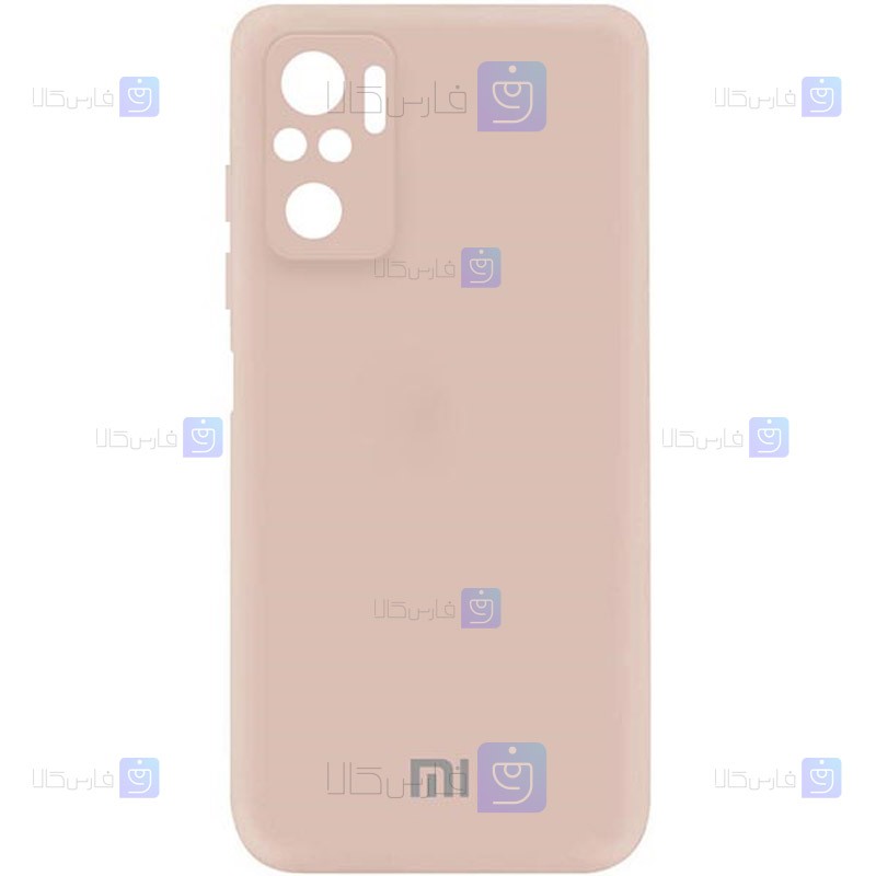 قاب گوشی Xiaomi Redmi Note 10 4G مدل سیلیکونی محافظ لنز دار