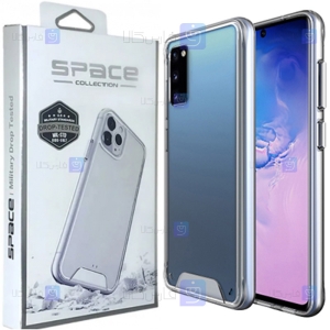 قاب پشت کریستالی Samsung Galaxy S20 مدل Space Collection با محافظ لنز