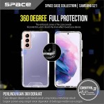 قاب پشت کریستالی Samsung Galaxy S21 مدل Space Collection با محافظ لنز
