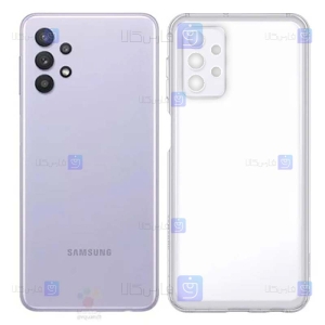 قاب کپسول دار Samsung Galaxy A32 4G مدل شیشه ای - ژله ای