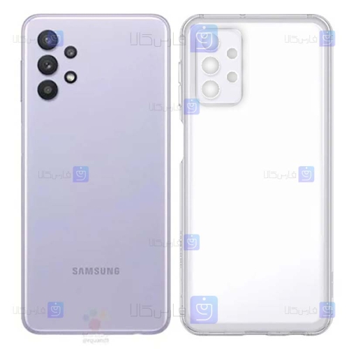 قاب کپسول دار Samsung Galaxy A32 4G مدل شیشه ای - ژله ای