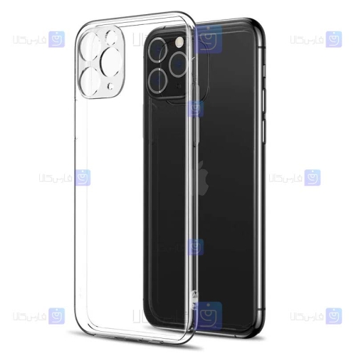 قاب گوشی Apple iPhone 11 Pro Max مدل پشت کریستالی محافظ لنزدار