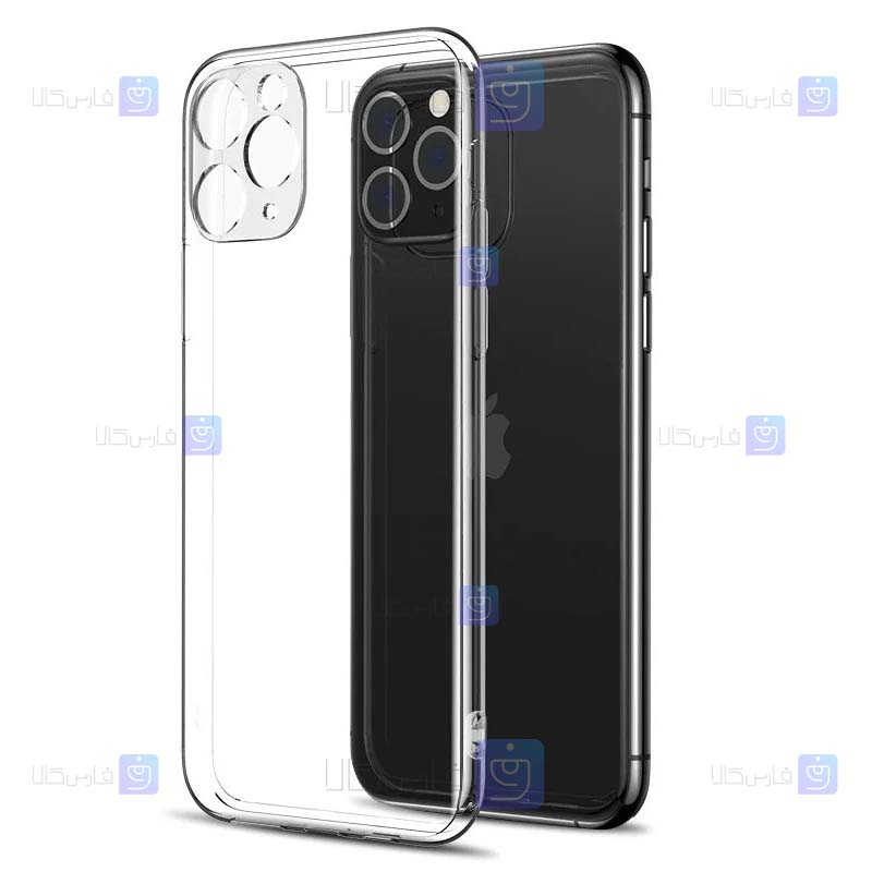 قاب گوشی Apple iPhone 11 Pro مدل پشت کریستالی محافظ لنزدار