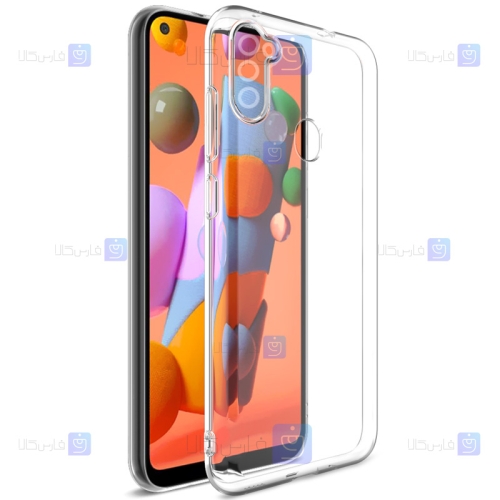 قاب گوشی Samsung Galaxy A11 مدل پشت کریستالی محافظ لنزدار