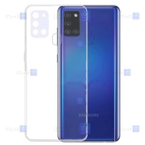 قاب گوشی Samsung Galaxy A21s مدل پشت کریستالی محافظ لنزدار