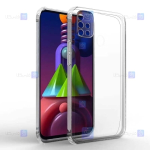 قاب گوشی Samsung Galaxy A51 مدل پشت کریستالی محافظ لنزدار