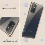 قاب گوشی Samsung Galaxy M52 5G مدل پشت کریستالی محافظ لنزدار