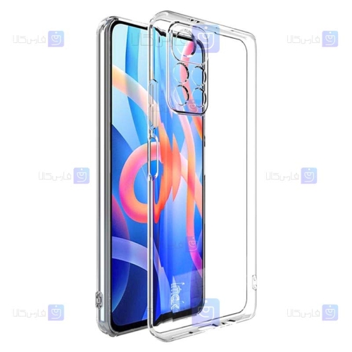 قاب گوشی Xiaomi Poco M4 Pro 5G مدل پشت کریستالی محافظ لنزدار