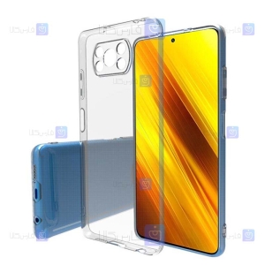 قاب گوشی Poco X3 Pro مدل پشت کریستالی محافظ لنزدار