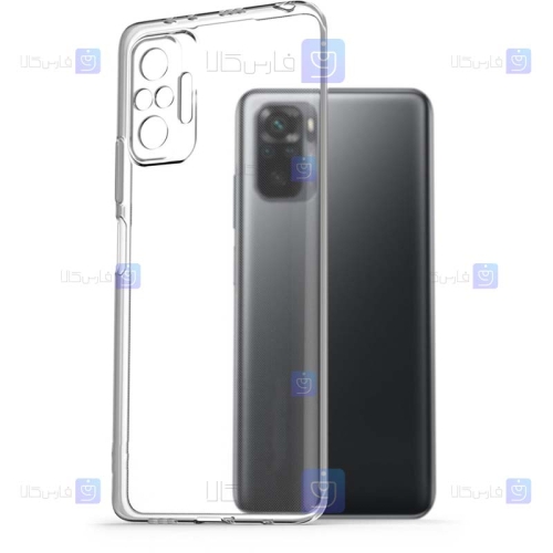 قاب گوشی Xiaomi Redmi Note 10 Pro Max مدل پشت کریستالی محافظ لنزدار