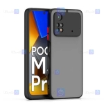 قاب گوشی Xiaomi Poco M4 Pro 4G مدل پشت مات محافظ لنزدار