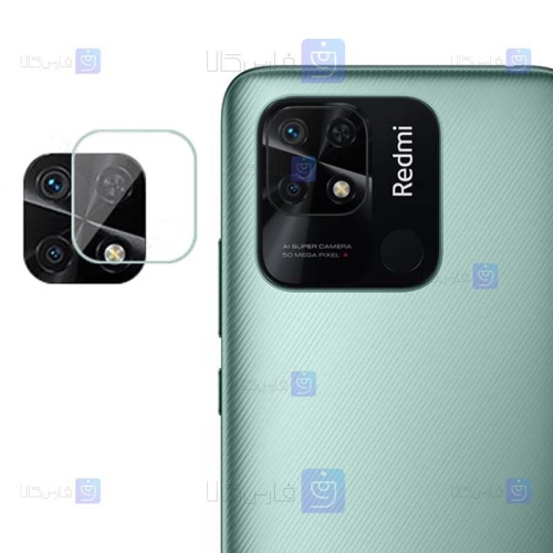 محافظ لنز Xiaomi Redmi 10C مدل شیشه ای