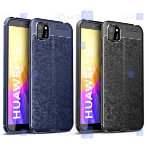 قاب طرح چرم Huawei Y5p مدل Auto Focus