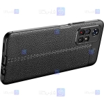 قاب طرح چرم محافظ لنز دار Xiaomi Redmi Note 11 5G مدل Auto Focus