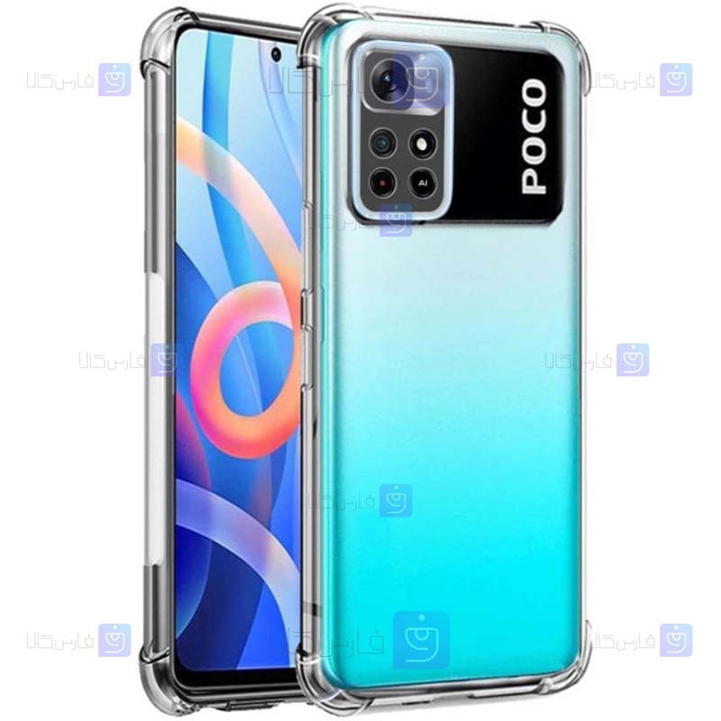 قاب کپسولی Xiaomi Redmi Note 11 5G مدل ژله ای محافظ لنز دار