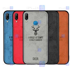 قاب پارچه ای Huawei Nova 3e مدل گوزنی
