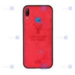 قاب پارچه ای Huawei Nova 3e مدل گوزنی