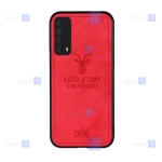 قاب پارچه ای Huawei Y7a مدل گوزنی