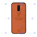 قاب پارچه ای Samsung Galaxy A6 plus 2018 مدل گوزنی