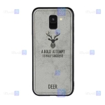 قاب پارچه ای Samsung Galaxy A8 2018 مدل گوزنی