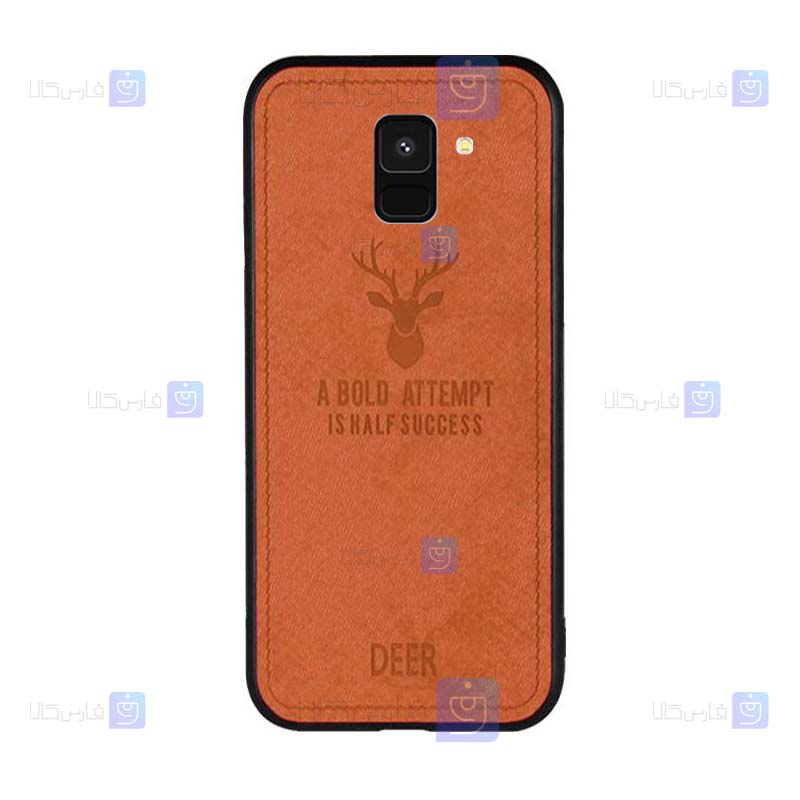 قاب پارچه ای Samsung Galaxy A8 Plus 2018 مدل گوزنی