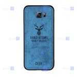 قاب پارچه ای Samsung Galaxy S6 edge Plus مدل گوزنی