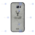 قاب پارچه ای Samsung Galaxy S7 edge مدل گوزنی