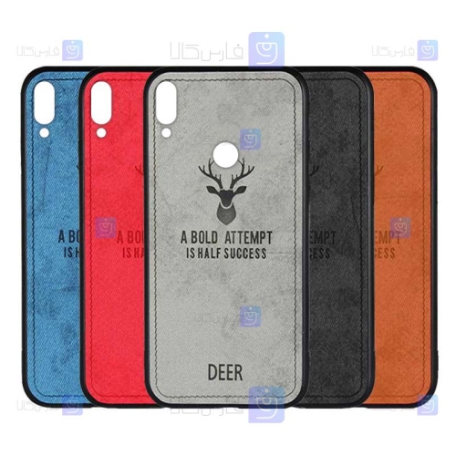 قاب پارچه ای Huawei Y6 2019 / Y6 Prime 2019 مدل گوزنی