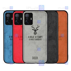 قاب پارچه ای Xiaomi 11T مدل گوزنی