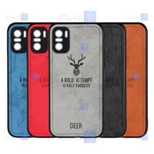 قاب پارچه ای Xiaomi Poco F3 مدل گوزنی