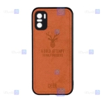 قاب پارچه ای Xiaomi Poco F3 مدل گوزنی
