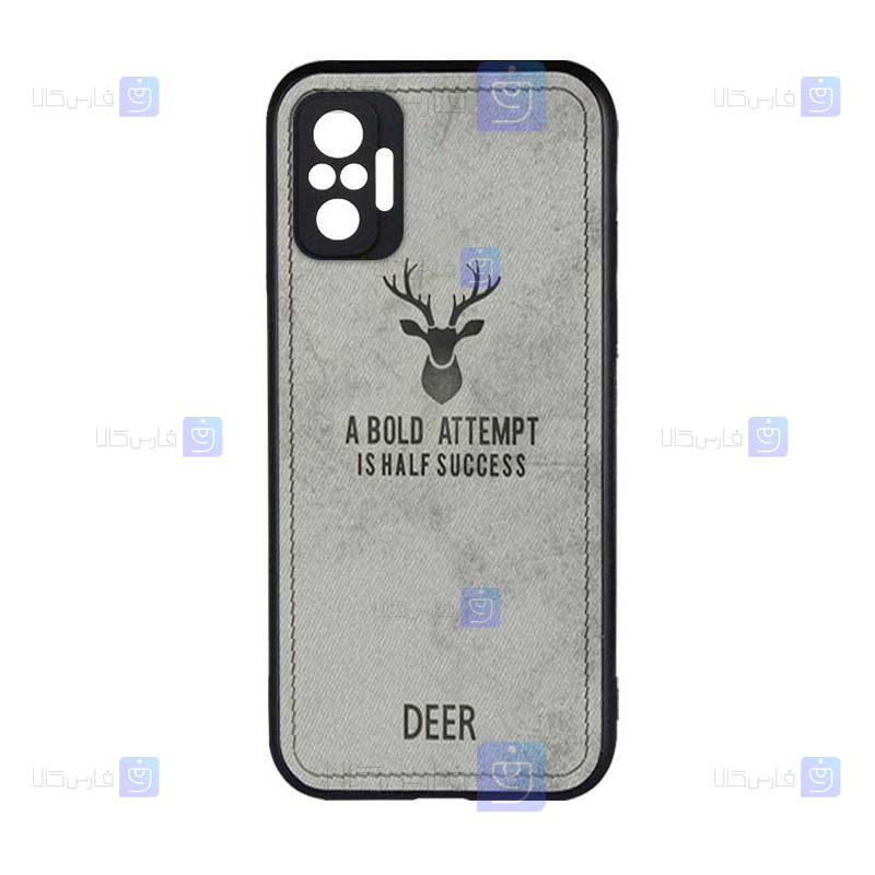 قاب پارچه ای Xiaomi Redmi Note 10 Pro Max مدل گوزنی