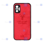 قاب پارچه ای Xiaomi Redmi Note 10 Pro Max مدل گوزنی
