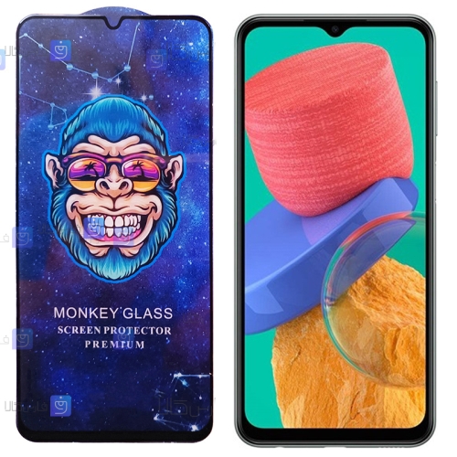 گلس فول گوشی سامسونگ Samsung Galaxy M33 مدل Monkey Premium