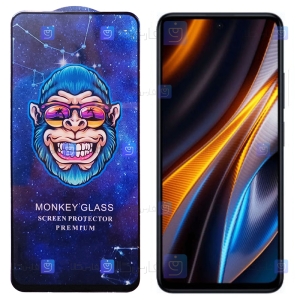 گلس فول گوشی شیائومی Xiaomi Poco X4 GT مدل Monkey Premium