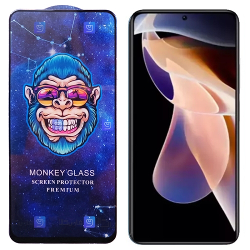 گلس فول گوشی شیائومی Xiaomi Redmi Note 11 Pro plus مدل Monkey Premium